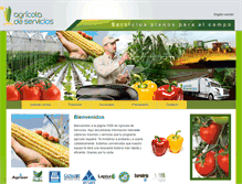 Tablet Screenshot of agricoladeservicios.com